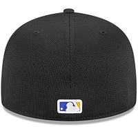 Men's New Era Black Seattle Mariners City Connect Batting Practice 59FIFTY Fitted Hat