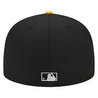 Men's New Era Black Seattle Mariners Metallic Camo 59FIFTY Fitted Hat