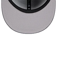 Casquette ajustée 59FIFTY Shadow Stitch des Seattle Mariners de New Era pour homme, noire