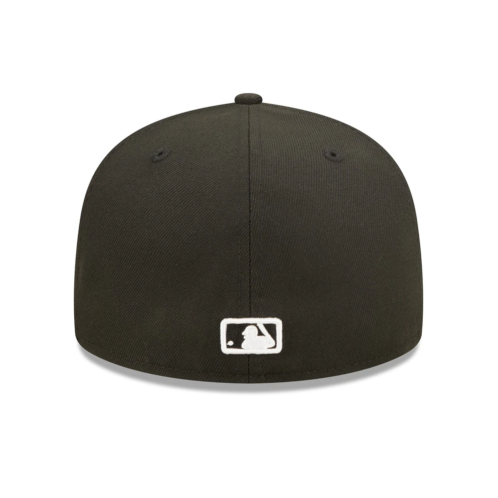 Casquette ajustée 59FIFTY pour homme avec logo de l'équipe Seattle Mariners New Era noire
