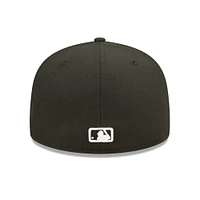 Casquette ajustée 59FIFTY pour homme avec logo de l'équipe Seattle Mariners New Era noire