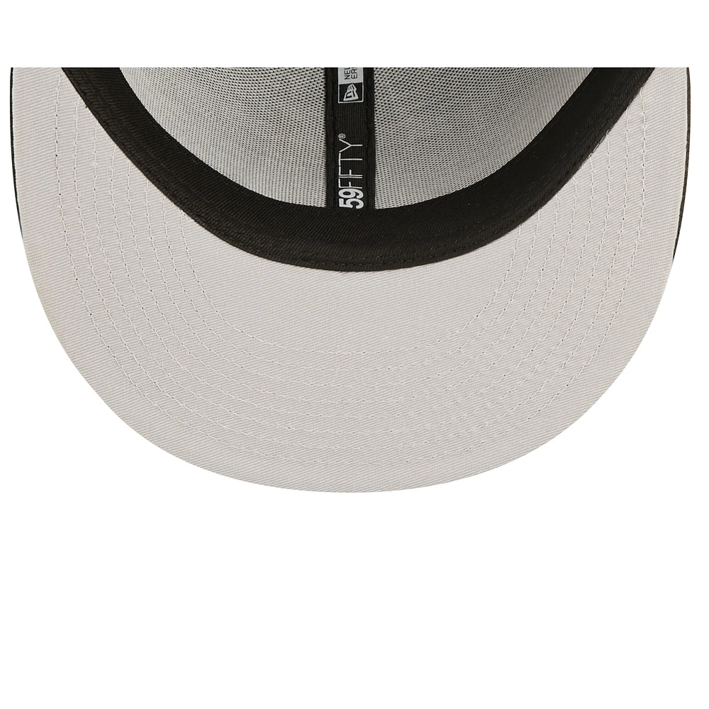 Casquette ajustée 59FIFTY pour homme avec logo de l'équipe Seattle Mariners New Era noire