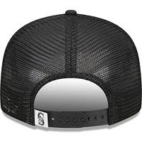 Casquette Snapback 9FIFTY Trucker Seattle Mariners New Era noire pour homme