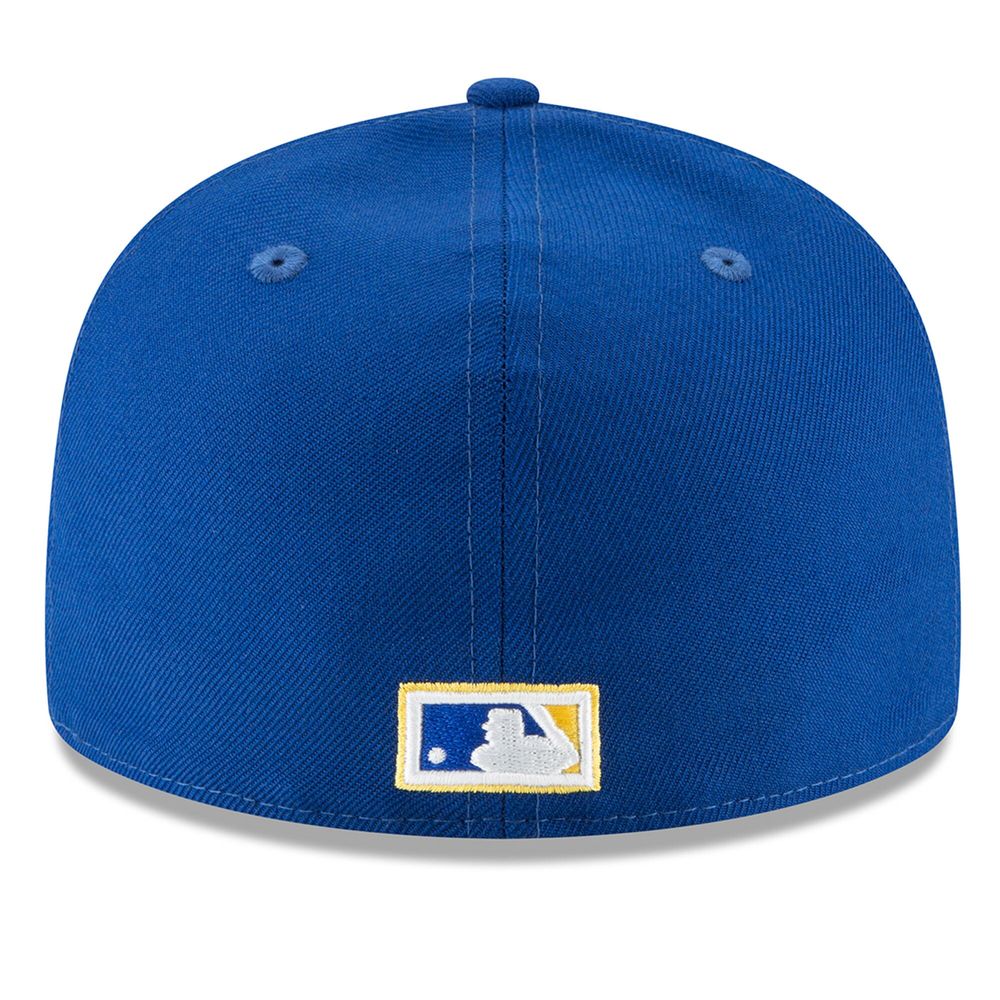 Men's New Era Blue Seattle Mariners Cooperstown Collection Wool 59FIFTY Fitted Hat