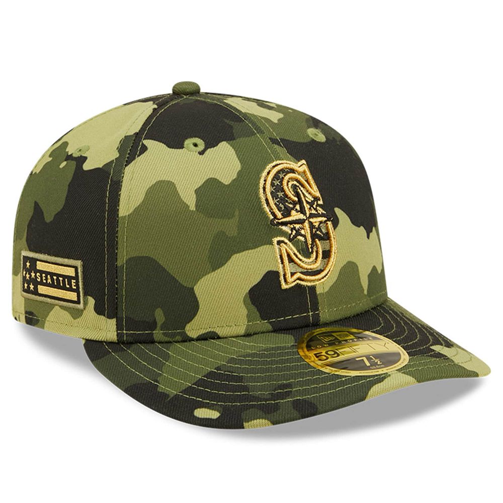 New Era Camo Boston Red Sox 2022 Armed Forces Day On-Field 59FIFTY Fitted Hat