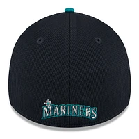 Men's New Era  Cream Seattle Mariners 2025 Batting Practice 39THIRTY Flex Hat