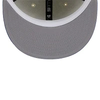 Men's New Era Cream Seattle Mariners Cooperstown Collection Chrome 59FIFTY Fitted Hat