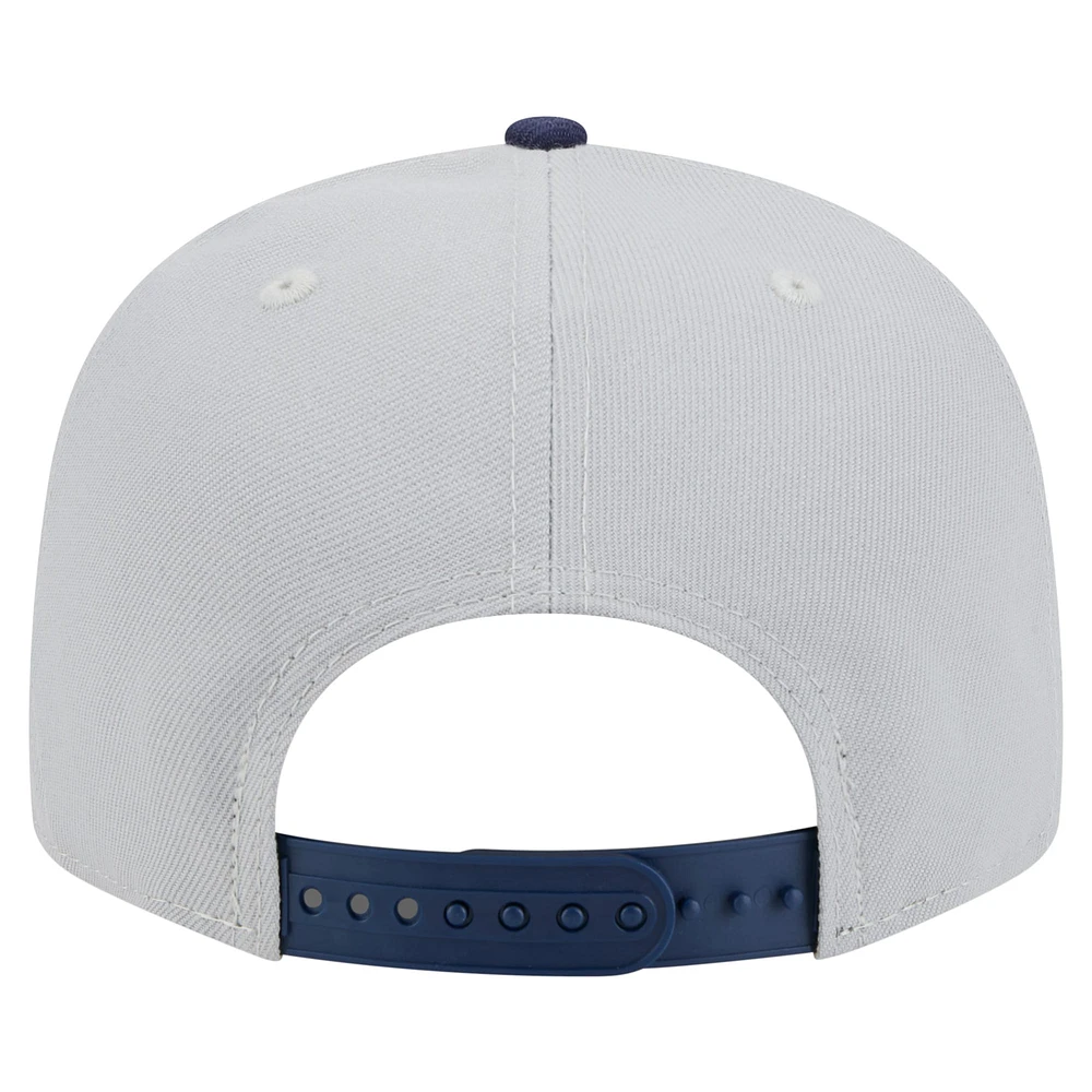 Men's New Era Gray/Navy Seattle Mariners 2-Tone Color Pack 9FIFTY Snapback Hat