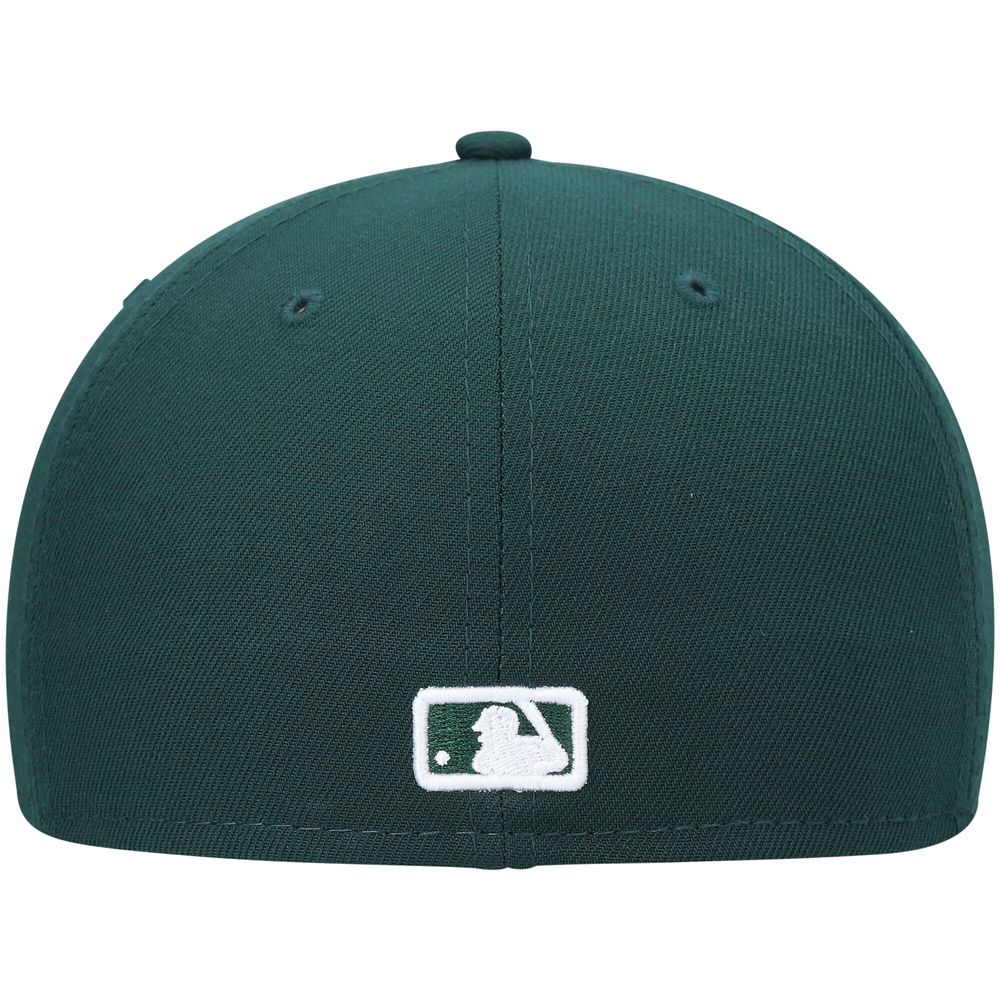 Men's New Era Green Seattle Mariners White Logo 59FIFTY Fitted Hat