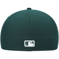 Men's New Era Green Seattle Mariners White Logo 59FIFTY Fitted Hat
