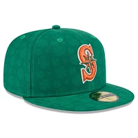 Men's New Era Kelly Green Seattle Mariners St. Patrick's Day 59FIFTY Fitted Hat