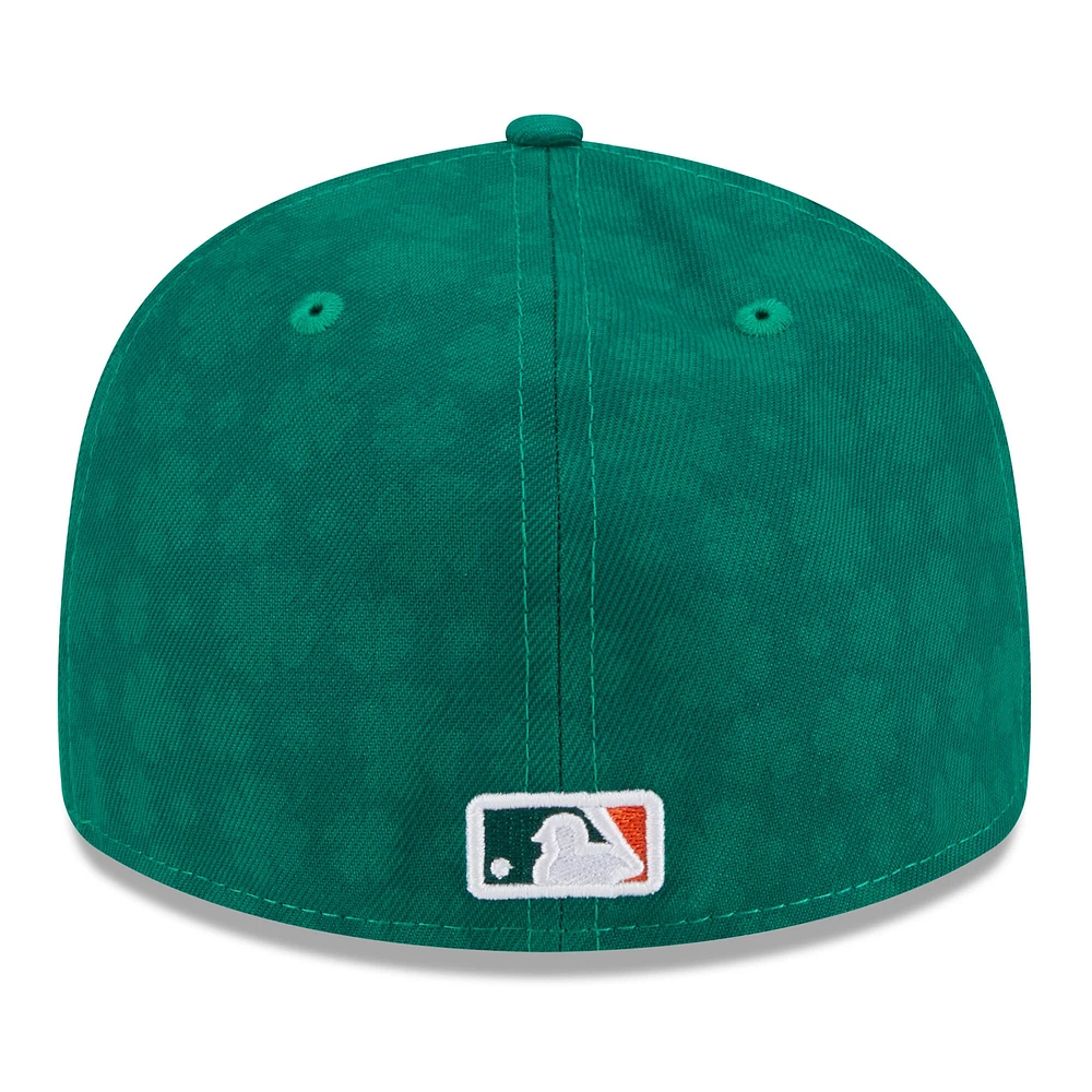 Casquette ajustée 59FIFTY à profil bas pour homme New Era Kelly Green Seattle Mariners St. Patrick's Day