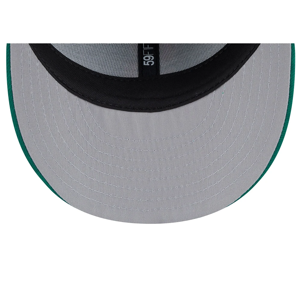 Casquette ajustée 59FIFTY à profil bas pour homme New Era Kelly Green Seattle Mariners St. Patrick's Day