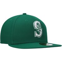 Men's New Era Kelly Green Seattle Mariners White Logo 59FIFTY Fitted Hat