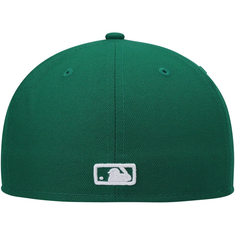 Men's New Era Kelly Green Seattle Mariners White Logo 59FIFTY Fitted Hat