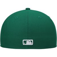 Men's New Era Kelly Green Seattle Mariners White Logo 59FIFTY Fitted Hat