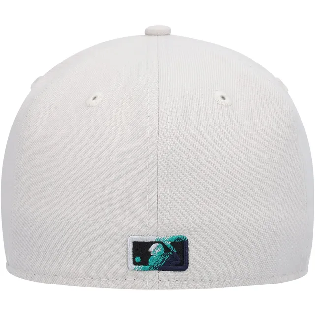 New Era Men's New Era White Miami Dolphins Historic Omaha 59FIFTY