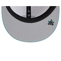 Men's New Era Navy/Aqua Seattle Mariners 2025 MLB Clubhouse 59FIFTY Fitted Hat