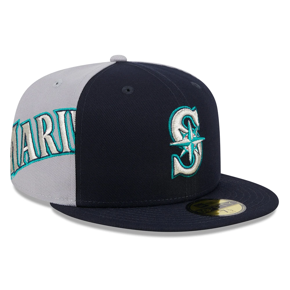 Casquette ajustée 59FIFTY Seattle Mariners Gameday Sideswipe New Era pour hommes