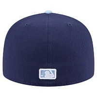 Men's New Era Navy/Light Blue Seattle Mariners Color Pack 2-Tone 59FIFTY Fitted Hat