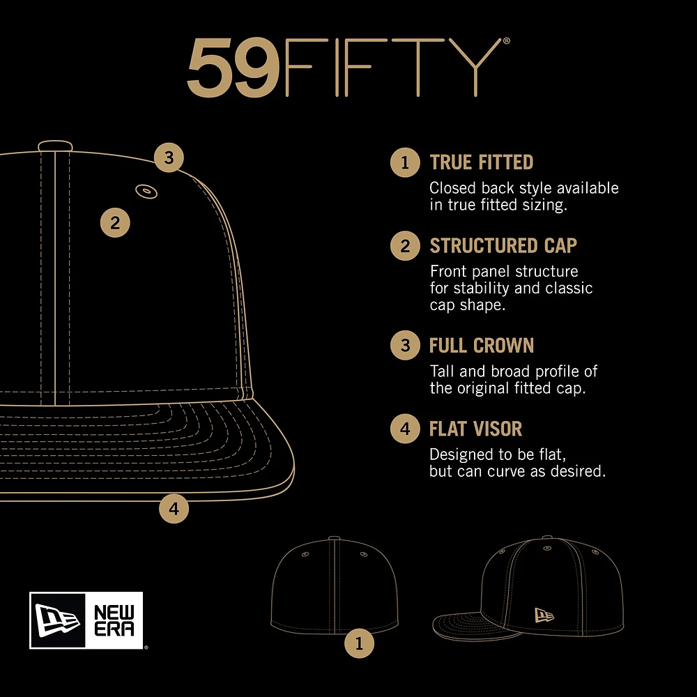Men's New Era Navy/Light Blue Seattle Mariners Color Pack 2-Tone 59FIFTY Fitted Hat