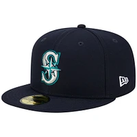 Men's New Era Navy Seattle Mariners  2001 MLB All-Star Game Team Color 59FIFTY Fitted Hat