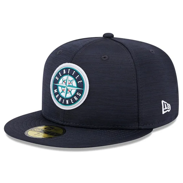 Seattle Mariners 40TH Anniversary New Era 59Fifty Fitted Hat (Black Blue  YellowGrey Under Brim)