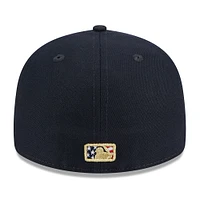 Men's New Era  Navy Seattle Mariners 2023 Fourth of July Low Profile 59FIFTY Fitted Hat