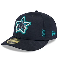 Casquette ajustée 59FIFTY à profil bas Seattle Mariners 2024 Clubhouse New Era pour homme