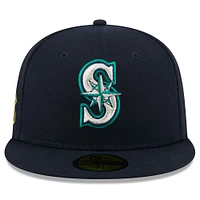 Men's New Era  Navy Seattle Mariners 2025 Jackie Robinson Day 59FIFTY Fitted Hat