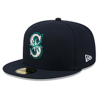 Men's New Era  Navy Seattle Mariners 2025 Jackie Robinson Day 59FIFTY Fitted Hat