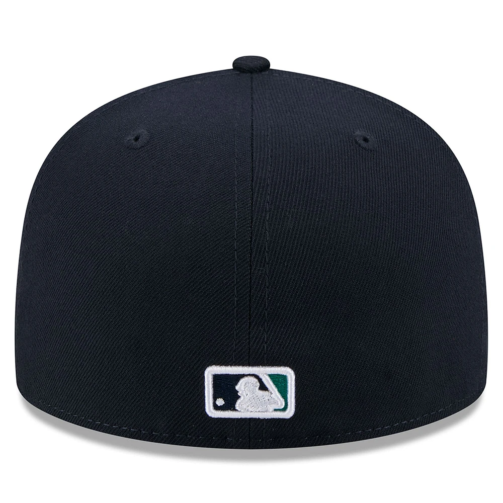 Men's New Era  Navy Seattle Mariners 2025 Jackie Robinson Day 59FIFTY Fitted Hat