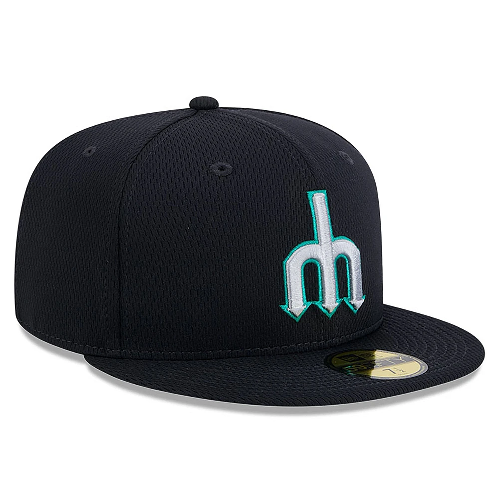 Casquette ajustée MLB Clubhouse 59FIFTY 2025 des Mariners de Seattle New Era pour homme