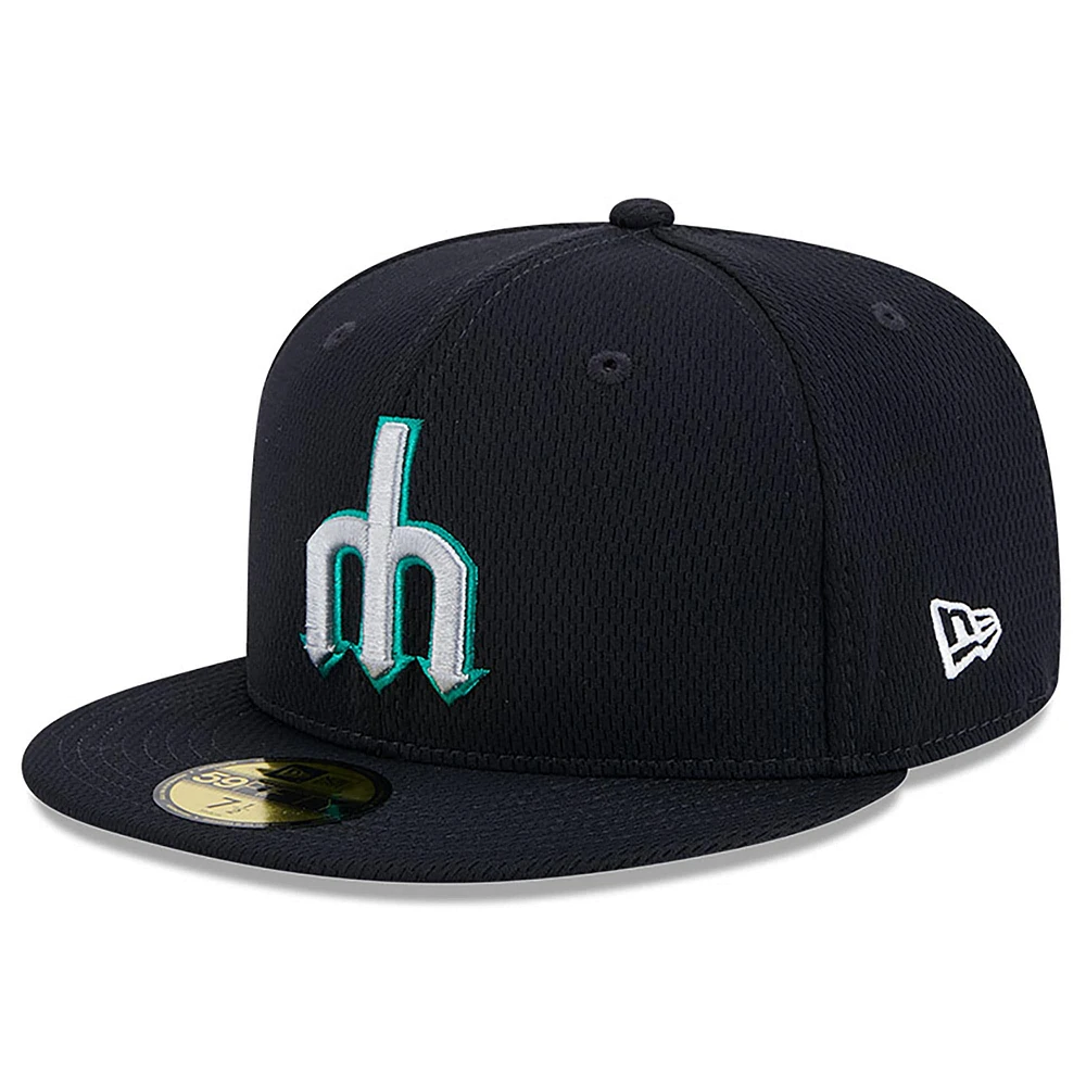 Casquette ajustée MLB Clubhouse 59FIFTY 2025 des Mariners de Seattle New Era pour homme