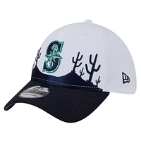Men's New Era  Navy Seattle Mariners 2025 Spring Training Landscape 39THIRTY Flex Hat