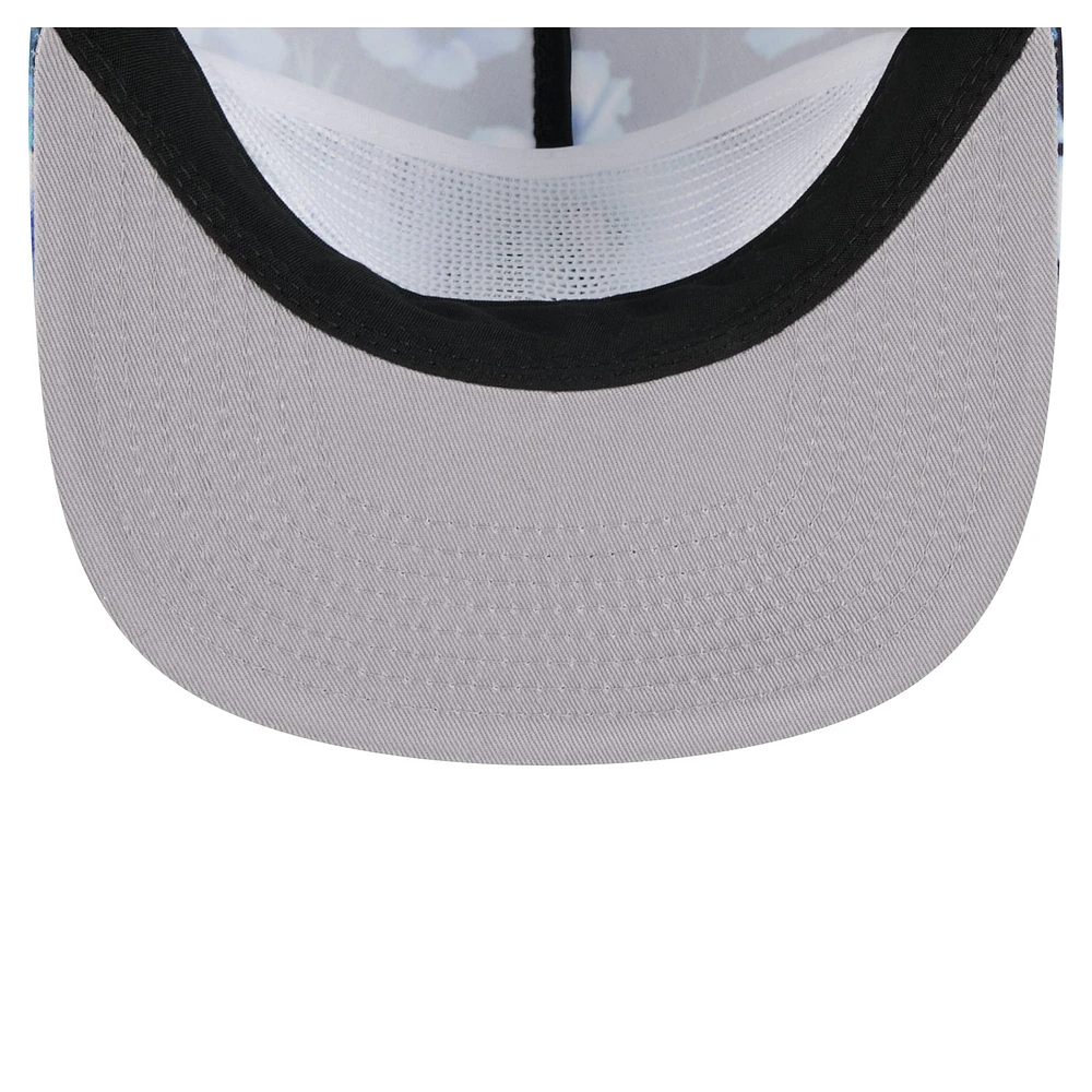 Men's New Era Navy Seattle Mariners Adventure Pattern Golfer Trucker Snapback Hat