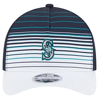 Men's New Era  Navy Seattle Mariners Gradient 9FORTY M-Crown Adjustable Hat