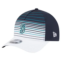 Men's New Era  Navy Seattle Mariners Gradient 9FORTY M-Crown Adjustable Hat