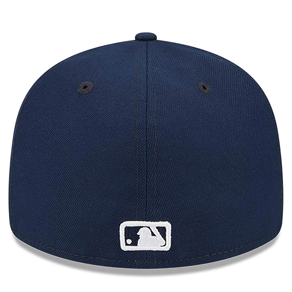Men's New Era Navy Seattle Mariners Oceanside Low Profile 59FIFTY Fitted Hat