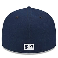 Men's New Era Navy Seattle Mariners Oceanside Low Profile 59FIFTY Fitted Hat