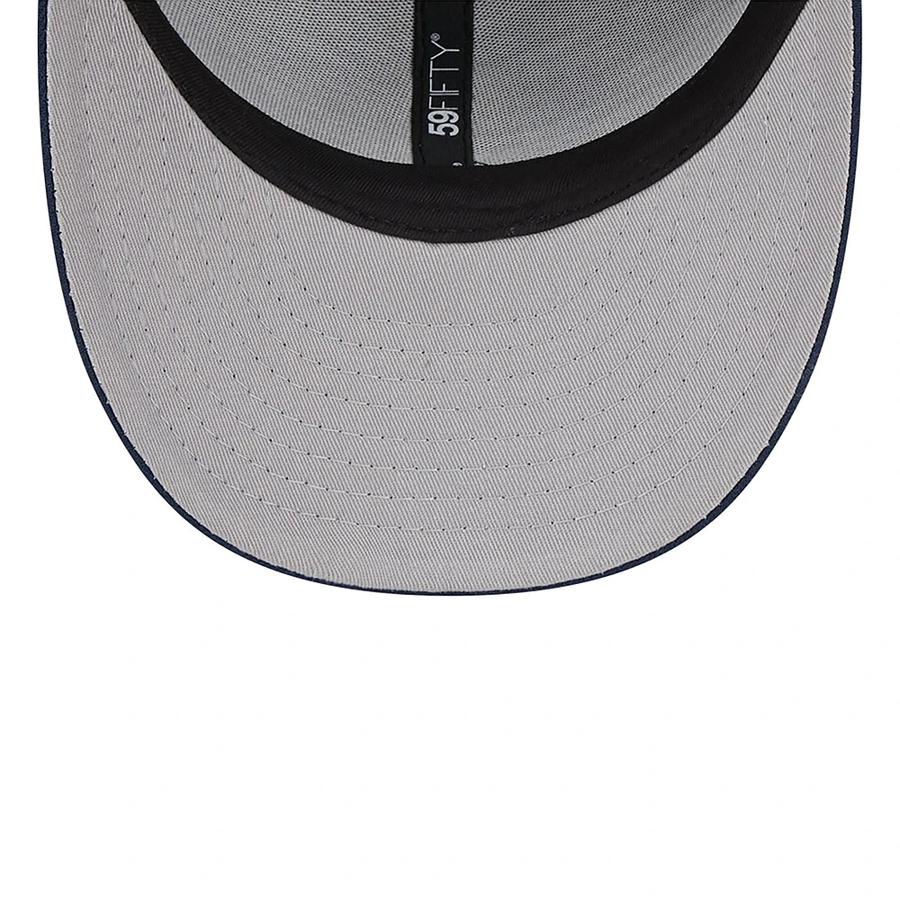 Men's New Era Navy Seattle Mariners Oceanside Low Profile 59FIFTY Fitted Hat
