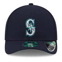 Casquette ajustable 9FORTY pour homme New Era bleu marine Seattle Mariners Player Replica