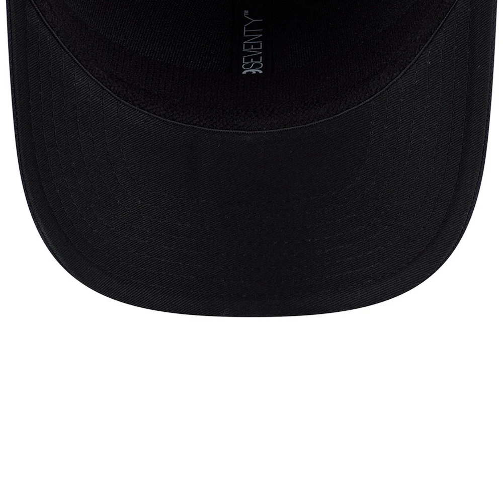 Casquette ajustable New Era 9SEVENTY bleu marine pour homme, réplique du joueur des Seattle Mariners
