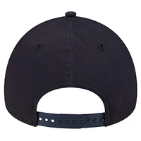 Casquette ajustable 9FORTY couleur de l'équipe des Seattle Mariners New Era pour hommes, bleu marine