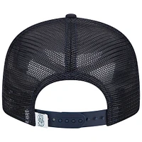 Casquette Snapback 9FIFTY pour homme bleu marine Seattle Mariners Team Color Trucker New Era
