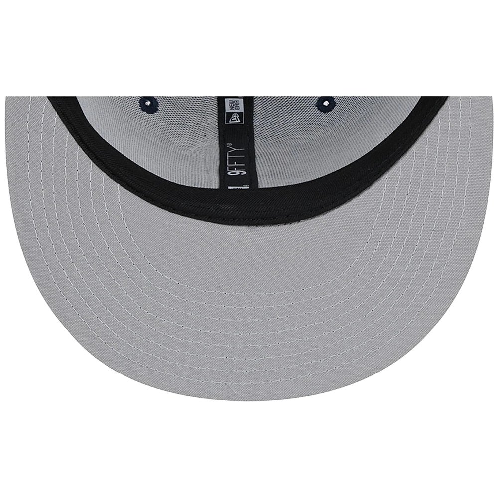 Casquette Snapback 9FIFTY pour homme bleu marine Seattle Mariners Team Color Trucker New Era