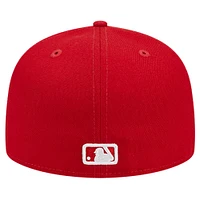 Men's New Era Red Seattle Mariners Logo 59FIFTY Fitted Hat