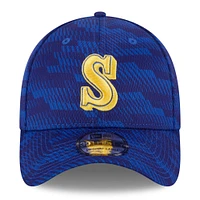 Men's New Era Royal Seattle Mariners 2025 MLB Clubhouse 39THIRTY Flex Hat