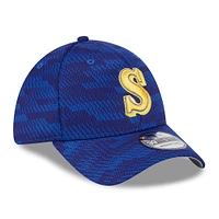 Men's New Era Royal Seattle Mariners 2025 MLB Clubhouse 39THIRTY Flex Hat