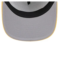 Men's New Era White/Yellow Seattle Mariners Retro Script Trucker 9FIFTY Snapback Hat